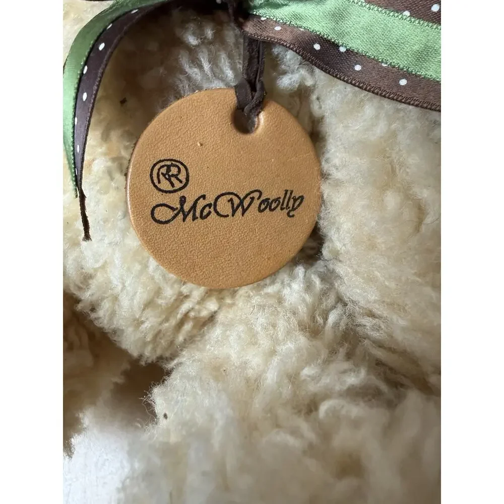 Countrylife New Zealand Handmade Lambswool Teddy Bear McWoolly Robin Rive Tags